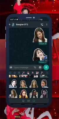 Jisoo Blackpink WASticker android App screenshot 2