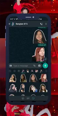 Jisoo Blackpink WASticker android App screenshot 4