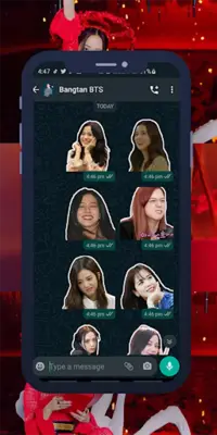 Jisoo Blackpink WASticker android App screenshot 5